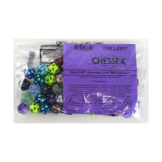 Assorted Mini Dice With Numbers D20 10Mm 38In Pack Of 50 Chessex