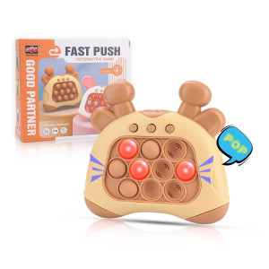 Hdcaravan Upgraded Handheld Quick Push Game For Kids 612 Sensory Fidget Toys For Kids 812 Party Favors Puzzle Pop Bubbles Bi