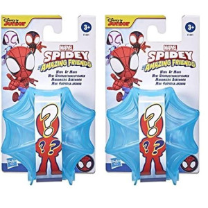 Spidey And His Amazing Friends Marvel Webs Up Minis Surprise Collectible Action Figure Toy 25Inch Scale Figure In Web Case A