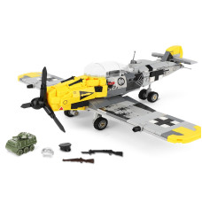 Toy Player Bf109 Fighter Jet Plane Jet Building Set Compatible With Leg0 7 Year Old Boy Military Airplanes Model Gift For B