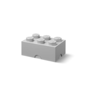 Room Copenhagen Lego Storage Brick 6 Medium Stone Grey