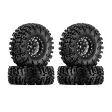 Injora 13 Wheel Tires Set S5 Swamp Claw Mud Terrain Tires 70 27Mm For 118 124 Rc Crawler Carblack