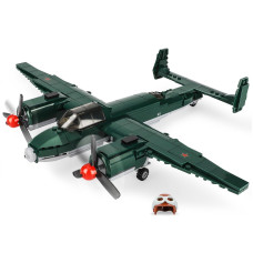 Toy Player Tu2 Bomber Aircraft Building Set Compatible With Leg0 Ww2 Military Airplanes Model Gift For Boys Age 6 7 8 9 10