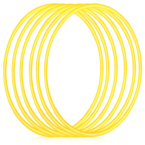 Shappy 6 Pcs Exercise Hoop Detachable Adjustable Plastic Toy Hoop Playground Toys Colored Hoop Circles For Teens Games Gymnastic