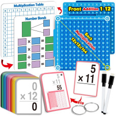 Torlam Multiplication Flash Cards Math Board Math Manipulatives Math Flash Cards Math Games For Kids Ages 612 Time Table Ch