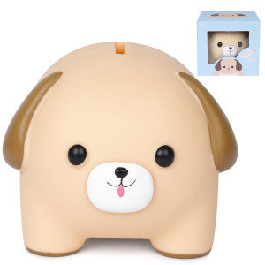 Nigoways Piggy Bank Labrador Piggy Bank For Kids Unbreakable Money Bank Cute Small Dog Size Piggy Banks Practical Gifts For Bir