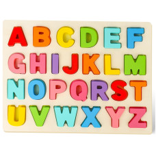 Lovestown Wooden Puzzles For Kids Alphabet Wooden Puzzles Montessori Toddler Puzzles Preschool Educational Toys For Toddler Boy