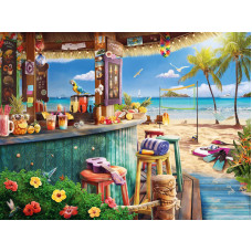 Ravensburger Beach Bar Breezes 1500Piece Jigsaw Puzzle Engaging Beachthemed Artwork Premium Quality Perfect Interlocking