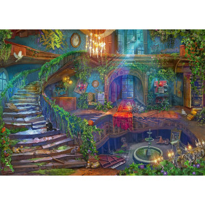 Ravensburger Abandoned Series Hotel Vacancy 1000 Piece Jigsaw Puzzle For Adults 12000486 Handcrafted Tooling Made In Germa