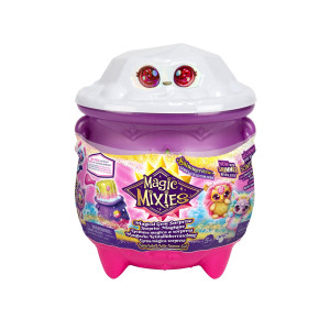 Magic Mixies Magical Gem Surprise Cauldron Sun With New Shimmer Eyes Reveal An Mixie Plushie From The Fizzing Cauldron And Di