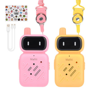 Mafiti Rechargeable Walkie Talkies For Kids 2 Pack Mini Walkie Talkie Long Range 1 Kms 2 Way Radio Toddler Toys Christmas Birthd