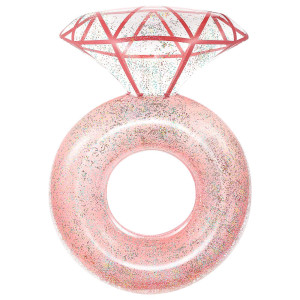 Heysplash Pool Floats Inflatable Diamond Ring Pool Float Large Engagement Ring Floatie For Bachelorette Party Swim Tube River