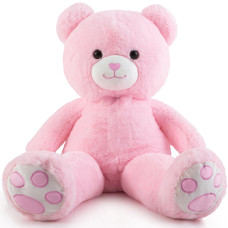 Zgxiong Big Teddy Bear 3 Feet Giant Stuffed Animal Pink Large Teddy Bear Stuffed Animals Huge Stuffed Bear Plush Toy For Girlfri