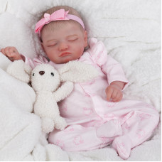 Charex Realistic Newborn Baby Doll 18 Inch Reborn Girl Doll Toy Gift With Real Life Features For Boy Girl Age 3