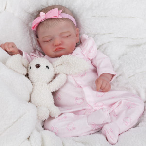 Charex Realistic Newborn Baby Doll 18 Inch Reborn Girl Doll Toy Gift With Real Life Features For Boy Girl Age 3