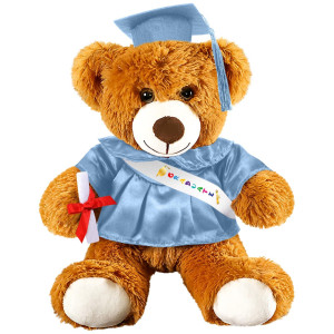 Foilswirl Graduation Bear Gift Plush Bear With Gown Cap Tassel Set Graduation Stuffed Bear Toy Plush Graduation Bear Doll For Gr