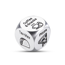 Food Decision Dice 11Th Anniversary Steel Gifts 25Th 50Th Anniversary Day Gifts For Couple Games For Date Night Back To School S