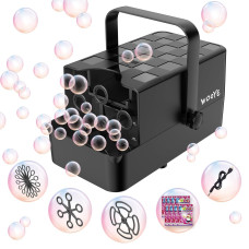 Upgraded Bubble Machine Make Bigmediumsmall Bubbles 2000 Over 10000 Per Min Bubble Machine For Toddlers Kids Bubble Bl