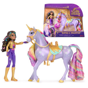 Unicorn Academy Sophia Wildstar Set With 2 Riding Accessories Hair Styling Tool Dolls Unicorn Toys For Girls Ages 4 And