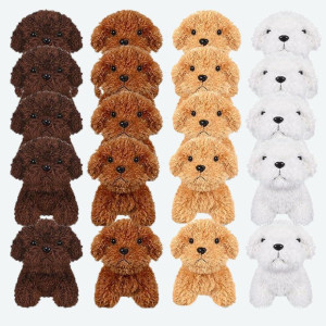 Yukouqian Mini Dog Stuffed Animal Puppy Plush Dog Birthday Childrens Show Party 20 Pcs20Chi Xiaogougou