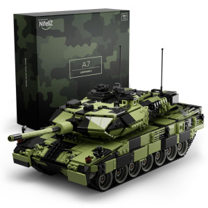 Nifeliz Leopard Ii A7 Tank Military Tank Building Set For Adults Collectible Army Model To Build And Display Gift Ideal For M