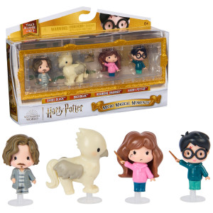 Wizarding World Harry Potter Micro Magical Moments Prisoner Of Azkaban Rescue Gift Set With 4 Mini Figures Display Case Kids