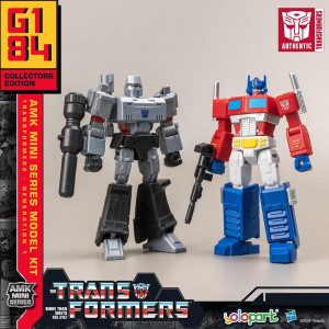 Yolopark Optimus Prime And Megatron Transformer Toy 2Pack Amk Mini Series Transformers G1 Action Figures 472 Inch Highly Arti