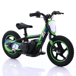 Lightweight Electric Dirt Bike For Kids 170340W Electric Motorcycle Up To 1012Mph 24V Detachable Battery Handoperated Dual