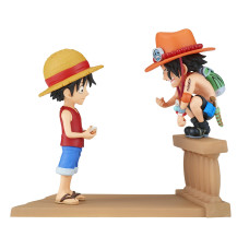 Banpresto One Piece Log Stories Monkey D Luffy Portgas D Ace Bandai Spirits World Collectable Figure