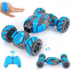 Gesture Sensing Rc Stunt Car For Boys Remote Control Toys For Kids Age 57 68 9 10 11 12 Years Old Birthday Gifts 24Ghz H