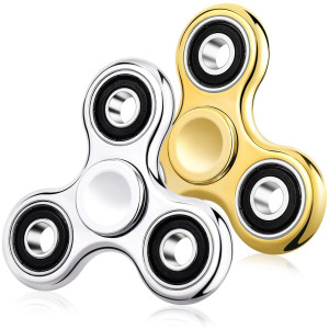 2 Pcs Fidget Toys Adults Sensory Fidget Spinners For Stress Anxiety Relief Cool Fidgets Toy For Adhd Autism Birthday Gifts Chr