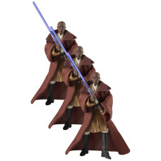 Star Wars The Vintage Collection Mace Windu Toy Vc35 375Inchscale Attack Of The Clones Action Figure Toy Kids Ages 4 And Up