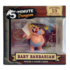 Wiggles 3D 5Minute Dungeon Baby Barbarian Figurine And New Content Card Pack