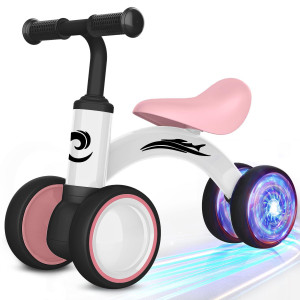 Colorful Lighting Baby Balance Bike Toys For 1 Year Old Girl Gifts 1036 Month Toddler Balance Bike No Pedal 4 Silence Wheels