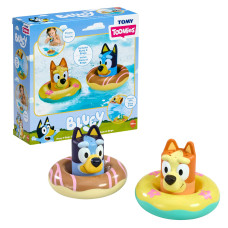 Tomy Toomies Splash Float Bingo And Bluey Water Toys 2In1 Toddler Water Toys With Pour Cup And Water Wheel Toy Toddler B