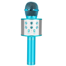 Bluetooth Karaoke Microphone Wireless Portable Handheld Mic For Kids Adults Singing Perfect For Christmas Birthday Holiday Pa